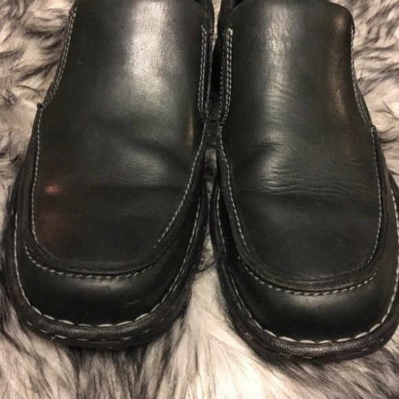 Rockport Black Leather Slipon Loafer Size 10W - Picture 3 of 7